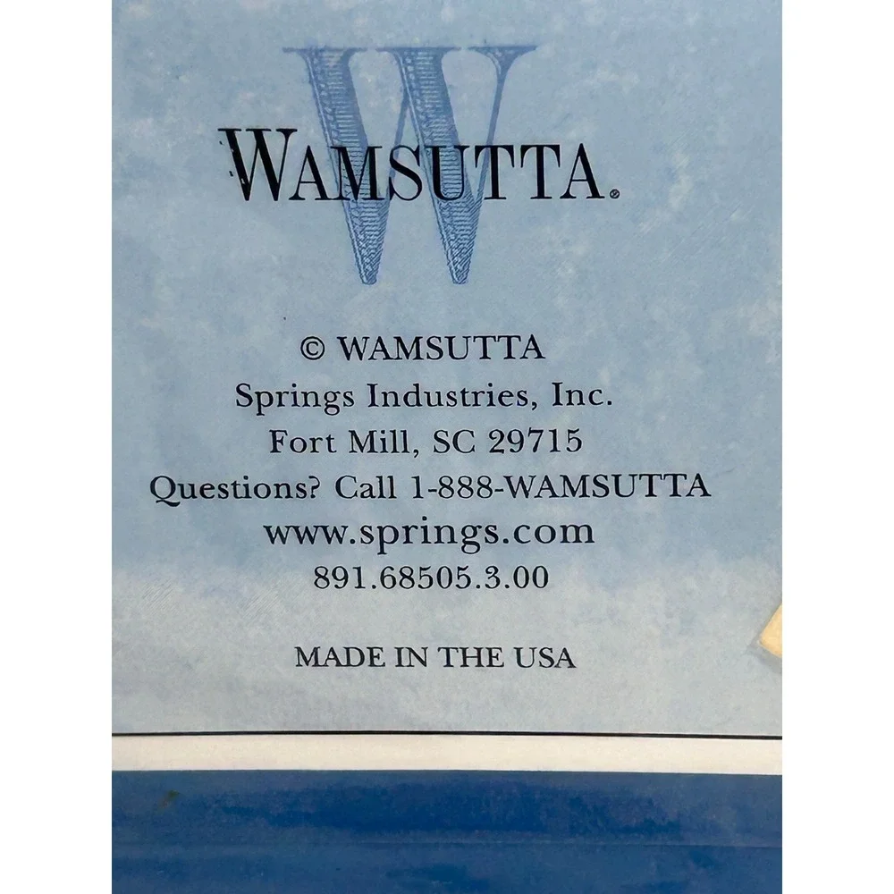 Wamsutta Signature Full Deep Fitted Sheet Sand 250 TC Cotton Blend FED250BL